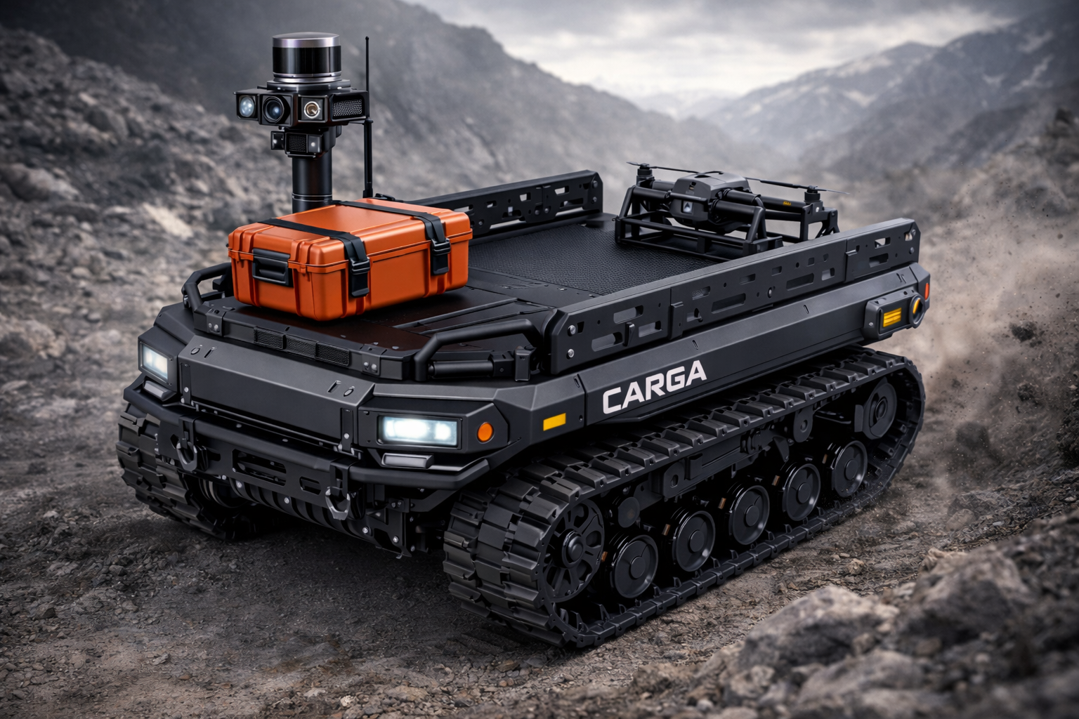 CARGA autonomous tracked robotics platform